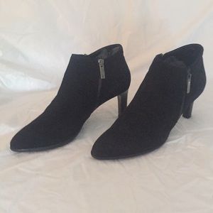 Aquatalia Black Suede Bootie